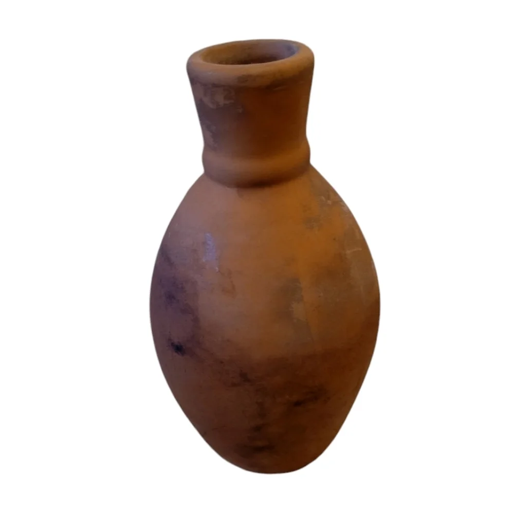 Southwestern Set of 3 Terracotta Vases Hand Thrown Pottery Rustic Primitive